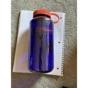 New Nalgene Sustain Tritan Periwinkle BPA-Free Water Bottle 32 OZ Wide Mouth